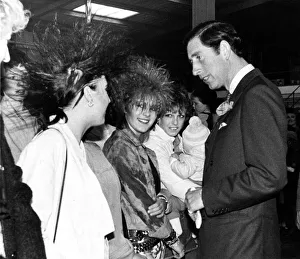 Prince Charles, The Prince of Wales during his visit to the North East 22 October 1984