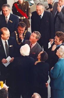 Prince Charles, The Prince of Wales during his visit to the North East 23 October 1998