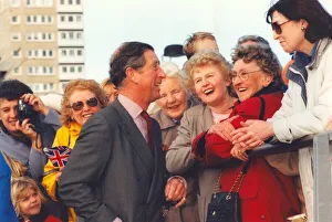 Prince Charles, The Prince of Wales during his visit to the North East 23 October 1998