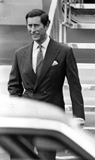 Prince Charles, The Prince of Wales during his visit to the North East 23 September 1985