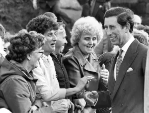 Prince Charles, The Prince of Wales during his visit to the North East 23 September 1985