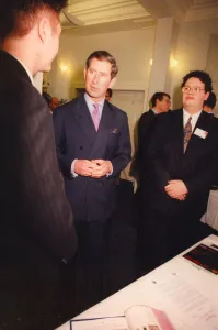 Prince Charles, The Prince of Wales during his visit to the North East 24 January 1997