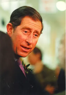 Prince Charles, The Prince of Wales during his visit to the North East 24 January 1997