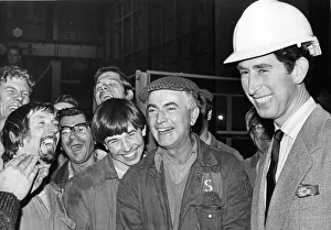 Prince Charles, The Prince of Wales during his visit to the North East 27 November 1979