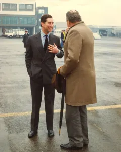 Prince Charles, The Prince of Wales during his visit to the North East 28 January 1991