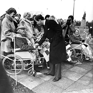 Prince Charles, The Prince of Wales during his visit to the North East 3 December 1982