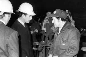 Prince Charles, The Prince of Wales during his visit to the North East 3 December 1982