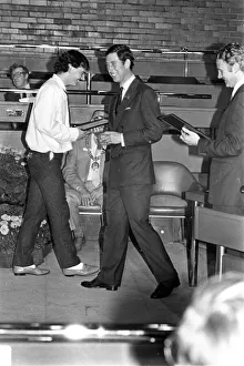 Prince Charles, The Prince of Wales during his visit to the North East 30 September 1986