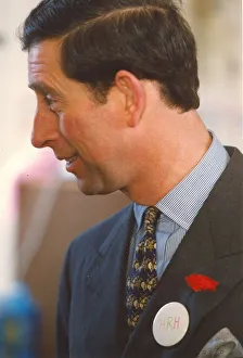 Prince Charles, The Prince of Wales during his visit to the North East 31 January 1992