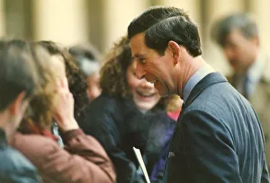 Prince Charles, The Prince of Wales during his visit to the North East 31 January 1992