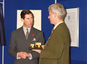 Prince Charles, The Prince of Wales during his visit to the North East 31 January 1992