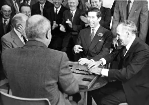 Prince Charles, The Prince of Wales during his visit to the North East 5 February 1986