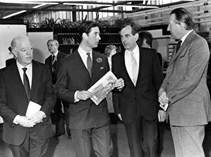 Prince Charles, The Prince of Wales during his visit to the North East 5 February 1986