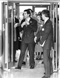 Prince Charles, The Prince of Wales during his visit to the North East 5 February 1986