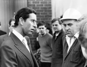 Prince Charles, The Prince of Wales during his visit to the North East 9 December 1986
