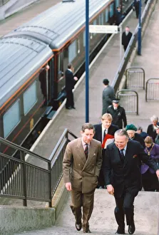 Prince Charles, The Prince of Wales during his visit to the North East 9 December 1994