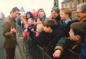 Prince Charles, The Prince of Wales during his visit to the North East 9 December 1994