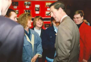 Prince Charles, The Prince of Wales during his visit to the North East 9 December 1994