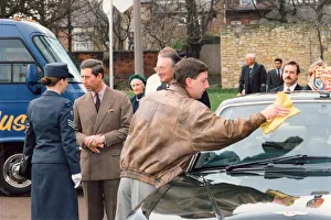 Prince Charles, The Prince of Wales during his visit to the North East 9 December 1994