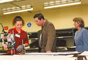 Prince Charles, The Prince of Wales during his visit to the North East 9 December 1994