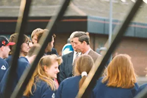Prince Charles, The Prince of Wales during his visit to the North East 9 December 1994