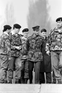 01172 Prints: Prince Charles, the Prince of Wales visit to the Royal School of Military Engineering