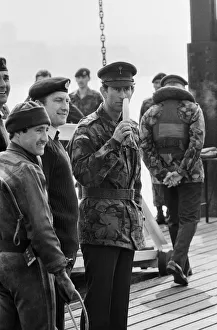 01172 Prints: Prince Charles, the Prince of Wales visit to the Royal School of Military Engineering