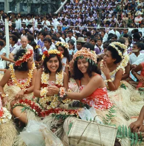 01381 Prints: Prince Charles, the Prince of Wales, visiting Fiji for Independence celebrations