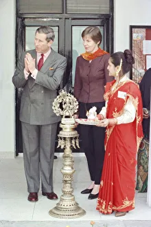 Prince Charles, Prince of Wales visits British Council in Kathmandu, Nepal