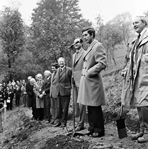 Coast Prints: Prince Charles, Prince of Wales visits National Trust land in the Gower Coast Bishopston