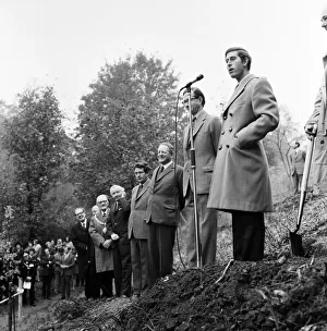 Prince Charles, Prince of Wales visits National Trust land in the Gower Coast Bishopston