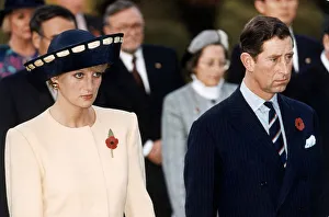 Prince Charles and Princess Diana pictured together during an overseas visit to South