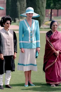 00932 Prints: Prince Charles and Princess Diana visit to India between February 10th