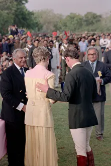 Asia Prints: Prince Charles and Princess Diana visit India in February 1992
