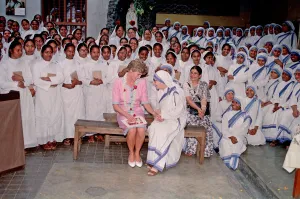 Prince Charles and Princess Diana visit India in February 1992