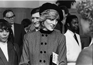 Coat Prints: Prince Charles and Princess Diana visits The Anglican Cathedral in Liverpool Monday 20th