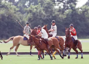 01049 Prints: Prince Charles (Red shirt wearing number 3) was locked in a fierce battle with Princess