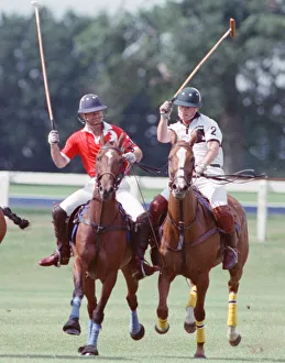 Prince Charles (Red shirt wearing number 3) was locked in a fierce battle with Princess