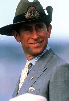 Prince Charles at Sydney Harbour during the Bicentenary Celebrations January 1988