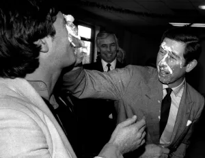 Prince Charles during a tour of the North West December 1983 The Prince of Wales