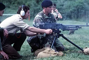 Camouflage Prints: Prince Charles visiting the 1st Battallion of the Cheshire Regiment at Tidworth