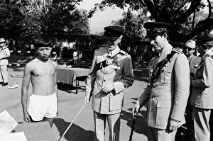 Overseas Prints: Prince Charles visits British Gurkha Headquarters in Dharan Nepal