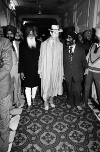 Prince Charles visits the Golden Temple of the Sikhs in Amritsar