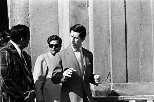 01378 Prints: Prince Charles visits the historical Fatehpur Sikri near Agra, India. 29th November 1980