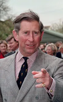 Prince Charles visits Sherborne Girls School in Dorset, April 1999 The primary