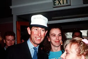 Prince Charles visits Warners Holiday Centre Caster on sea near Great Yarmouth