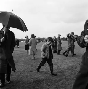 Equestrian Prints: Prince Charles at Windsor polo ground where he is watching the Duke of Edinburgh
