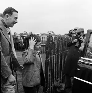 Prince Charles at Windsor polo ground where he is watching the Duke of Edinburgh