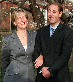Earl Of Wessex Prints: Prince Edward engagement 6th January 1999 Prince Edward