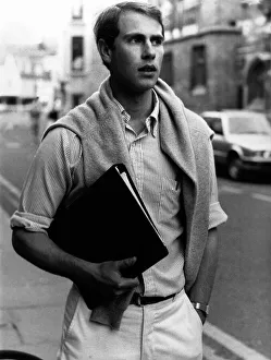 Prince Edward, June 1986 Cambridge University Student Pictured outside St